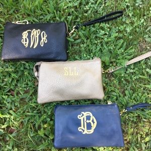 Monogram wristlet!